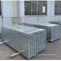 Galvanized rectangular steel crossarm